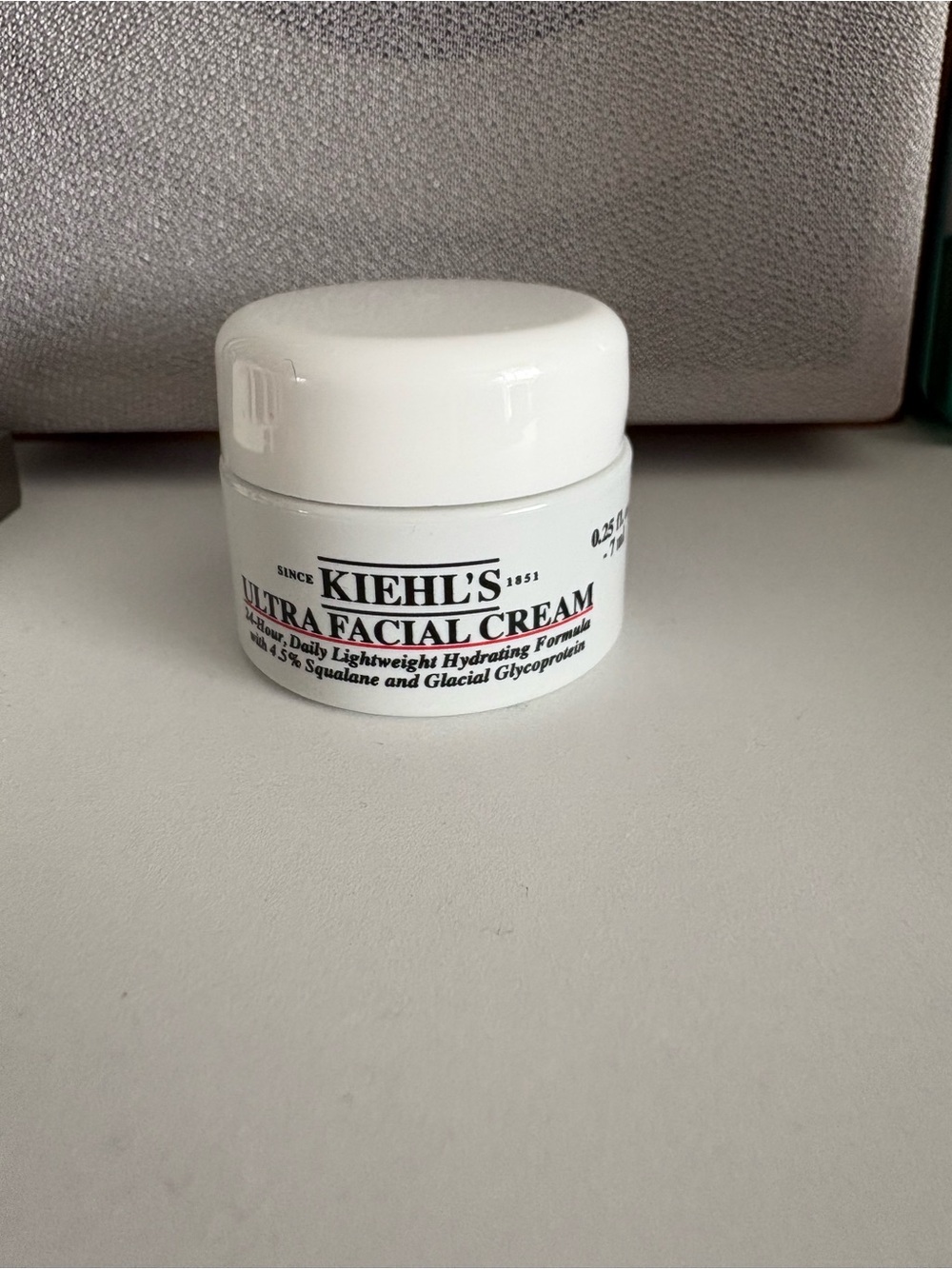 Kiehl's ULTRA FACIAL CREAM 24Hour Daily Hydrate Skin Glycoprotein .25 oz/7mL New